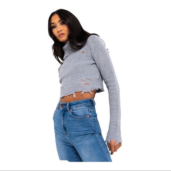 Light A Fire Turtleneck Sweater, Size S - Picture 7 of 10